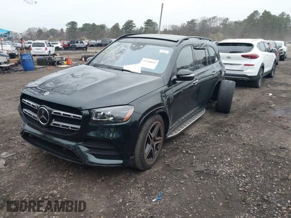 ✅ 2023 Mercedes-Benz GLS 450 • VIN: 4JGFF5KE7PA921890 • Lot: 43748893. Listed on IAAI with 38,700 mi. Free auction sales archive from the USA and detailed vehicle history report at DreamBid. Image 2.