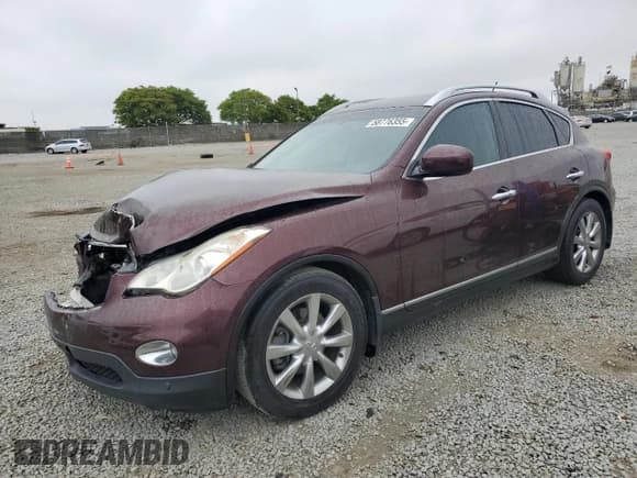 ✅ 2013 Infiniti EX Journey • VIN: JN1BJ0HPXDM430563 • Lot: 58776355. Listed on Copart with 127,377 mi. Free auction sales archive from the USA and detailed vehicle history report at DreamBid. Image 1.