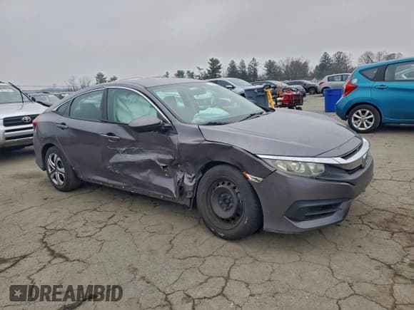 ✅ 2016 Honda Civic LX • VIN: 19XFC2F57GE220687 • Лот: 93369895. Опубликован ранее на Copart с пробегом 107 527 миль. Бесплатный доступ к архиву аукционных продаж из США и подробный отчёт об истории автомобиля на DreamBid. Изображение 4.