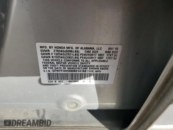 ✅ 2011 Honda Pilot EX-L • VIN: 5FNYF4H50BB014168 • Lot: 90784345. Wystawiony na Copart z przebiegiem 208 239 mil. Bezpłatny archiwum sprzedaży aukcyjnych z USA i szczegółowy raport historii pojazdu na DreamBid. Zdjęcie 13.