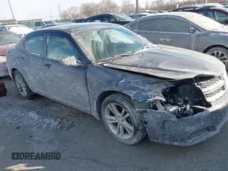 ✅ 2012 Dodge Avenger SE • VIN: 1C3CDZAG1CN261019 • Lot: 41352863. Wystawiony na IAAI z przebiegiem 146 267 mil. Bezpłatny archiwum sprzedaży aukcyjnych z USA i szczegółowy raport historii pojazdu na DreamBid. Zdjęcie 1.