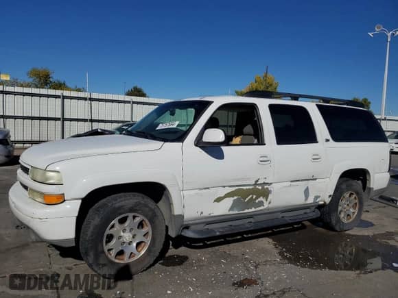 2003 Chevrolet Suburban Z71 с VIN 3GNFK16ZX3G254063, выставлен на аукционе Copart как лот 75757694 с пробегом 202 669 миль миль и Списание • Salvage title. История ставок и продаж доступна на DreamBid. Изображение 1.