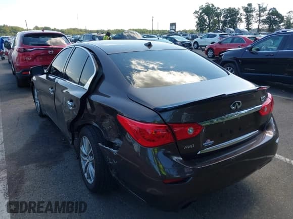 ✅ 2017 Infiniti Q50 Premium • VIN: JN1EV7AR8HM838880 • Lot: 43153066. Listed on IAAI with 122,598 mi. Free auction sales archive from the USA and detailed vehicle history report at DreamBid. Image 6.