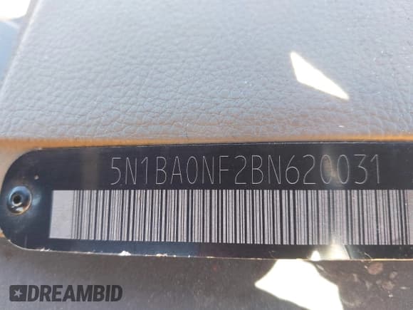 ✅ 2011 Nissan Armada Platinum • VIN: 5N1BA0NF2BN620031 • Lot: 41719647. Wystawiony na IAAI z przebiegiem Nie podano. Bezpłatny archiwum sprzedaży aukcyjnych z USA i szczegółowy raport historii pojazdu na DreamBid. Zdjęcie 9.