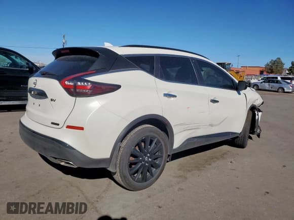 ✅ 2024 Nissan Murano SV • VIN: 5N1AZ2BJ5RC129872 • Lot: 90369215. Listed on Copart with 5,885 mi. Free auction sales archive from the USA and detailed vehicle history report at DreamBid. Image 3.
