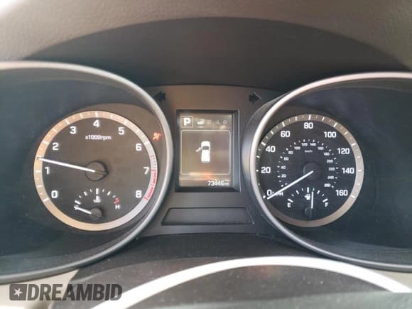 ✅ 2017 Hyundai Santa Fe 2.4L • VIN: 5XYZU3LB7HG460563 • Lot: 80073775. Wystawiony na Copart z przebiegiem 73 446 mil. Bezpłatny archiwum sprzedaży aukcyjnych z USA i szczegółowy raport historii pojazdu na DreamBid. Zdjęcie 9.