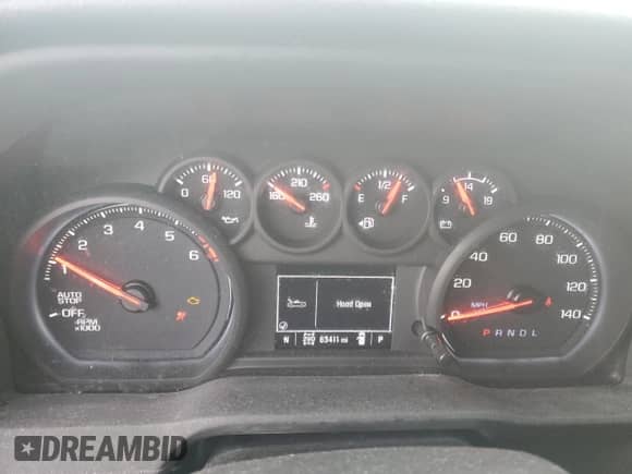 2022 Chevrolet Silverado 1500 Custom Trail Boss with VIN 3GCPDCED6NG594614, listed as a Copart auction lot 54224115 with 63,411 mi miles and Salvage title. Bid and sale history available at DreamBid. Image 9.