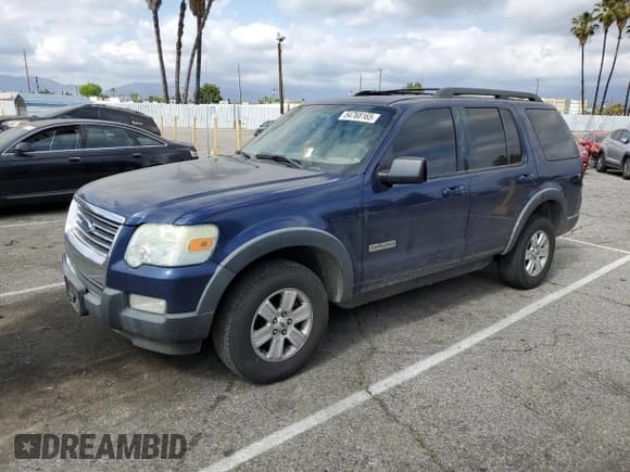 ✅ 2007 Ford Explorer XLT • VIN: 1FMEU63E77UA88676 • Lot: 54768165. Listed on Copart with 129,287 mi. Free auction sales archive from the USA and detailed vehicle history report at DreamBid. Image 1.