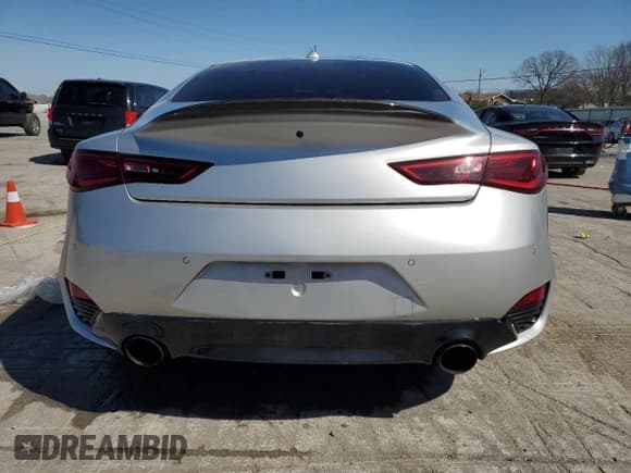 ✅ 2020 Infiniti Q60 Red Sport 400 • VIN: JN1FV7EK4LM400058 • Lot: 50720485. Listed on Copart with 47,782 mi. Free auction sales archive from the USA and detailed vehicle history report at DreamBid. Image 6.