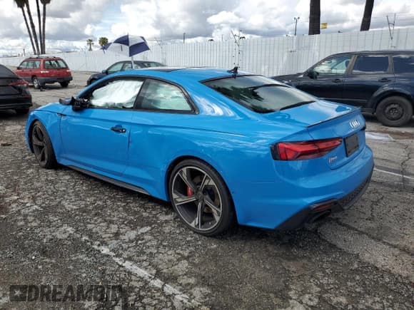 ✅ 2021 Audi RS 5 • VIN: WUANWAF50MA902681 • Lot: 44018594. Listed on Copart with Not provided. Free auction sales archive from the USA and detailed vehicle history report at DreamBid. Image 2.