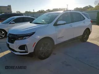 ✅ 2024 Chevrolet Equinox RS • VIN: 3GNAXMEG6RL232090 • Лот: 84635605. Опубликован ранее на Copart с пробегом 46 525 миль. Бесплатный доступ к архиву аукционных продаж из США и подробный отчёт об истории автомобиля на DreamBid. Изображение 1.