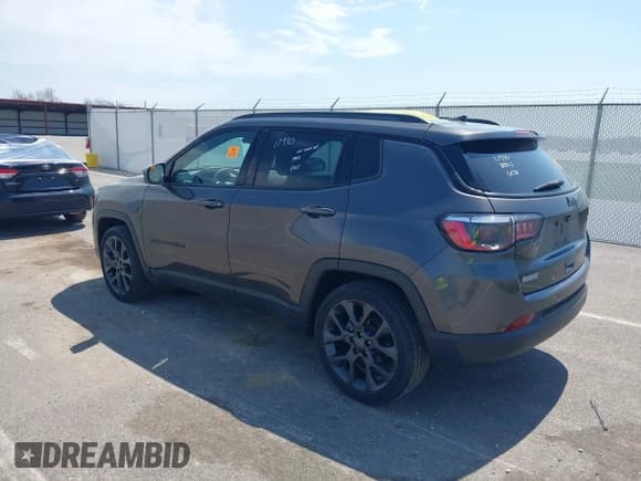 ✅ 2021 Jeep Compass 80th Anniversary • VIN: 3C4NJCEB1MT548631 • Lot: 42055675. Listed on IAAI with 63,911 mi. Free auction sales archive from the USA and detailed vehicle history report at DreamBid. Image 3.