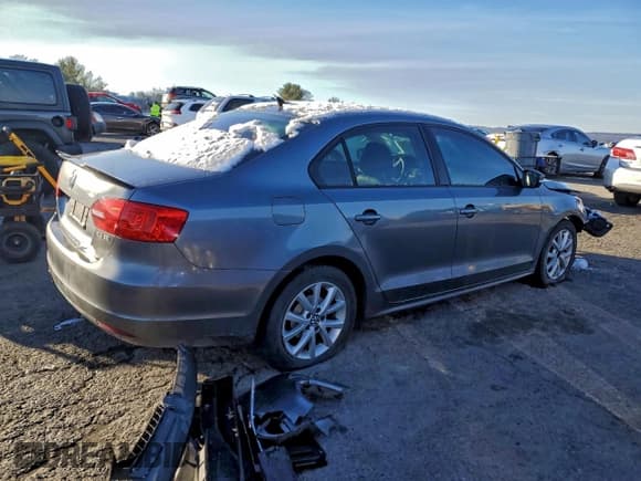 ✅ 2011 Volkswagen Jetta SE • VIN: 3VWBX7AJ2BM108069 • Lot: 95081165. Listed on Copart with Not provided. Free auction sales archive from the USA and detailed vehicle history report at DreamBid. Image 3.