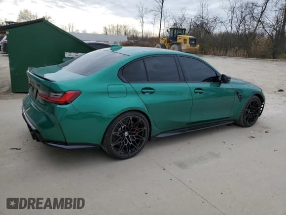 ✅ 2022 BMW M3 Competition xDrive • VIN: WBS43AY01NFN09319 • Lot: 91919445. Wystawiony na Copart z przebiegiem 22 814 mil. Bezpłatny archiwum sprzedaży aukcyjnych z USA i szczegółowy raport historii pojazdu na DreamBid. Zdjęcie 3.