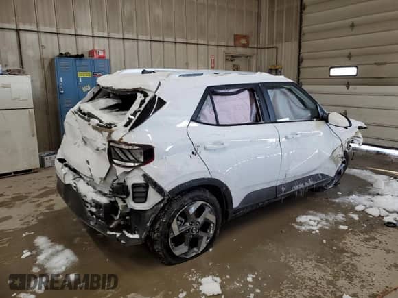 2024 Hyundai Venue Limited z VIN KMHRC8A34RU295014, wystawiony jako Copart lot #61902805 z przebiegiem Nie podano mil oraz Szkoda całkowita • Salvage title. Historia ofert i sprzedaży dostępna na DreamBid. Obrazek 3.