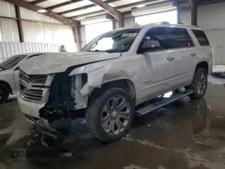 2017 Chevrolet Tahoe Premier with VIN 1GNSKCKC7HR140749, listed as a Copart auction lot 70206795 with 132,107 mi miles and Salvage title. Bid and sale history available at DreamBid. Image 1.