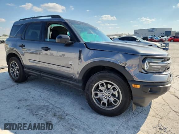 ✅ 2023 Ford Bronco Sport Big Bend • VIN: 3FMCR9B68PRE02153 • Lot: 87297455. Listed on Copart with Not provided. Free auction sales archive from the USA and detailed vehicle history report at DreamBid. Image 4.