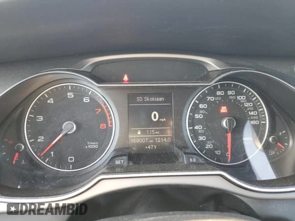 ✅ 2013 Audi A4 Premium • VIN: WAUDFAFL0DN016793 • Лот: 90517885. Опубликован ранее на Copart с пробегом 168 007 миль. Бесплатный доступ к архиву аукционных продаж из США и подробный отчёт об истории автомобиля на DreamBid. Изображение 9.