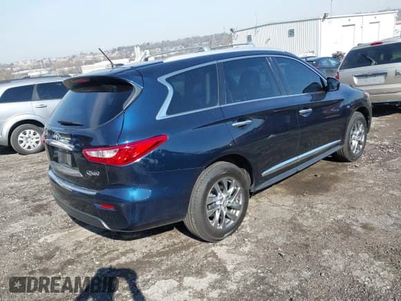 ✅ 2015 Infiniti QX60 • VIN: 5N1AL0MM2FC544771 • Lot: 41645114. Listed on IAAI with 139,475 mi. Free auction sales archive from the USA and detailed vehicle history report at DreamBid. Image 4.