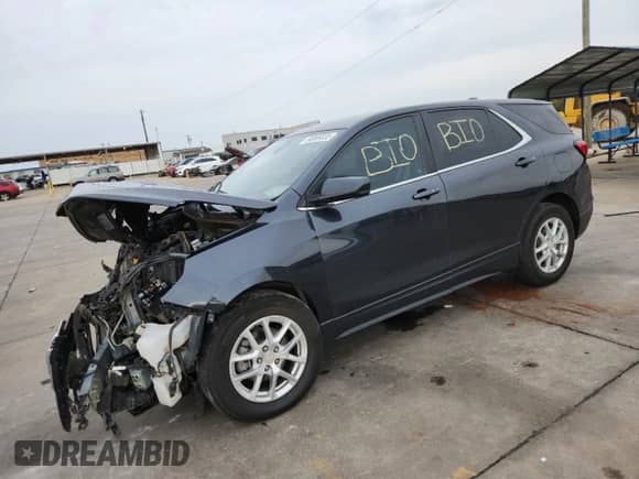 2022 Chevrolet Equinox LT z VIN 3GNAXKEV7NS182707, wystawiony jako Copart lot #90069335 z przebiegiem 76 216 mil mil oraz Szkoda całkowita • Salvage title. Historia ofert i sprzedaży dostępna na DreamBid. Obrazek 1.