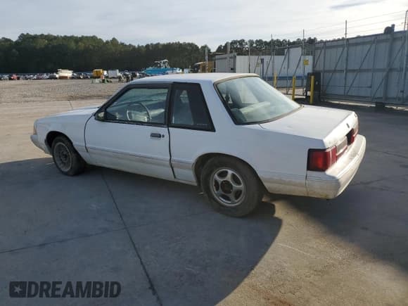 ✅ 1993 Ford Mustang LX • VIN: 1FACP40M4PF170829 • Lot: 81403764. Listed on Copart with 594,593 mi. Free auction sales archive from the USA and detailed vehicle history report at DreamBid. Image 2.