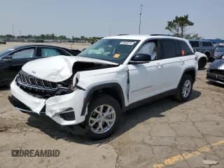 ✅ 2024 Jeep Grand Cherokee Limited • VIN: 1C4RJHBG4RC702024 • Лот: 64803215. Опубликован ранее на Copart с пробегом 14 151 миль. Бесплатный доступ к архиву аукционных продаж из США и подробный отчёт об истории автомобиля на DreamBid. Изображение 1.