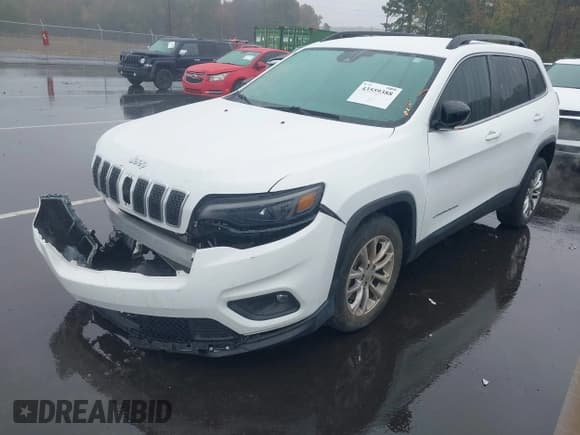 ✅ 2022 Jeep Cherokee Latitude Lux • VIN: 1C4PJLMX9ND513770 • Lot: 43559388. Listed on IAAI with 53,236 mi. Free auction sales archive from the USA and detailed vehicle history report at DreamBid. Image 2.