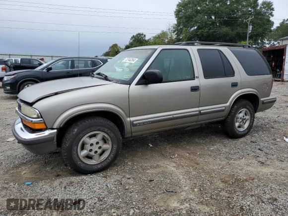 1999 Chevrolet Blazer LS with VIN 1GNDT13W0X2195151, listed as a Copart auction lot 73743264 with 159,543 mi miles and Clean title. Bid and sale history available at DreamBid. Image 1.