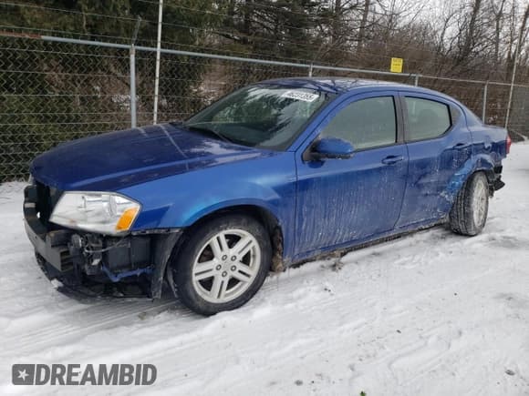 ✅ 2012 Dodge Avenger SXT • VIN: 1C3CDZCB8CN171612 • Лот: 46231355. Опубликован ранее на Copart с пробегом 108 336 миль. Бесплатный доступ к архиву аукционных продаж из США и подробный отчёт об истории автомобиля на DreamBid. Изображение 1.