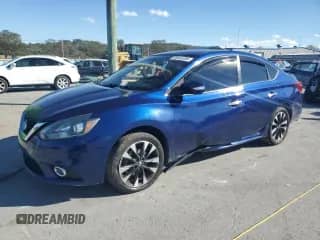 2017 Nissan Sentra SR with VIN 3N1AB7AP9HY387557, listed as a Copart auction lot 89463085 with 121,384 mi miles and Salvage title. Bid and sale history available at DreamBid. Image 1.