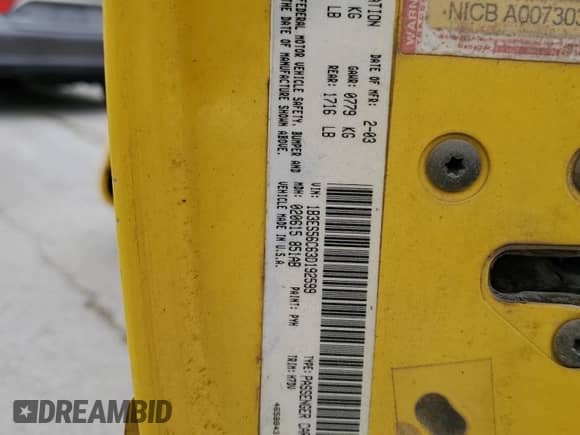 2003 Dodge Neon SXT with VIN 1B3ES56C63D192599, listed as a Copart auction lot 53375775 with 179,277 mi miles and Clean title. Bid and sale history available at DreamBid. Image 12.