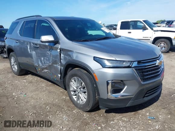 ✅ 2023 Chevrolet Traverse LT Cloth • VIN: 1GNERGKWXPJ104352 • Lot: 42291288. Listed on IAAI with 43,060 mi. Free auction sales archive from the USA and detailed vehicle history report at DreamBid. Image 1.