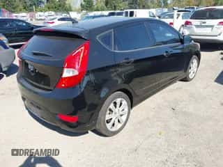 2012 Hyundai Accent SE with VIN KMHCU5AE3CU021149, listed as a IAAI auction lot 43306791 with 123,259 mi miles and . Bid and sale history available at DreamBid. Image 4.