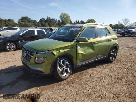 2024 Hyundai Venue Limited с VIN KMHRC8A32RU327393, выставлен на аукционе Copart как лот 84463555 с пробегом 14 806 миль миль и Списание • Salvage title. История ставок и продаж доступна на DreamBid. Изображение 1.