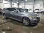 2015 Hyundai Genesis 5.0L z VIN KMHGN4JF6FU070447, wystawiony jako Copart lot #81309984 z przebiegiem 92 430 mil mil oraz Szkoda całkowita • Salvage title. Historia ofert i sprzedaży dostępna na DreamBid. Obrazek 4.