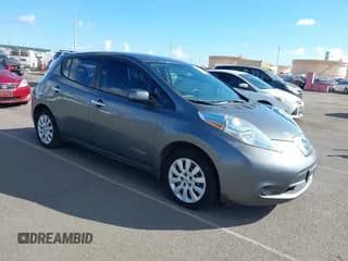 ✅ 2017 Nissan LEAF S • VIN: 1N4BZ0CP3HC301725 • Lot: 43887507. Listed on IAAI with 98,260 mi. Free auction sales archive from the USA and detailed vehicle history report at DreamBid. Image 1.