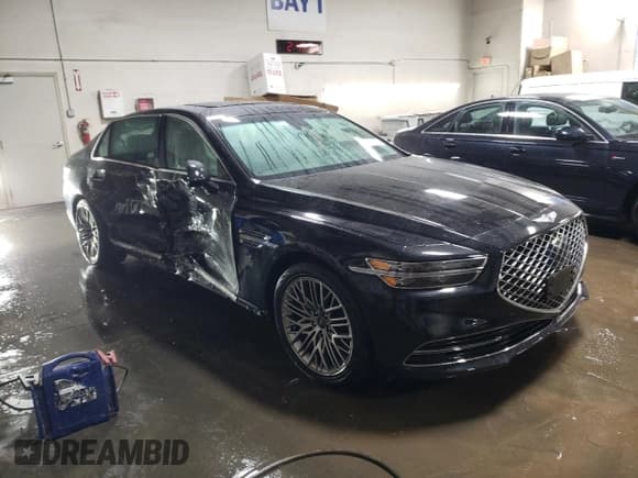 ✅ 2021 Genesis G90 Premium • VIN: KMTF34PA4MU086940 • Лот: 47363335. Опубликован ранее на Copart с пробегом 8 710 миль. Бесплатный доступ к архиву аукционных продаж из США и подробный отчёт об истории автомобиля на DreamBid. Изображение 4.