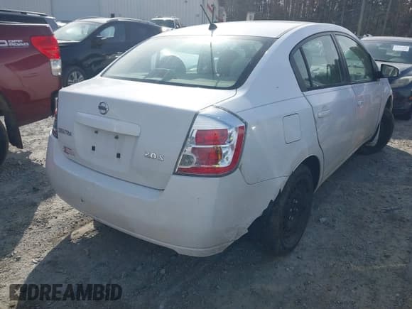 ✅ 2007 Nissan Sentra SL • VIN: 3N1AB61E27L654445 • Lot: 41600418. Listed on IAAI with 108,315 mi. Free auction sales archive from the USA and detailed vehicle history report at DreamBid. Image 4.