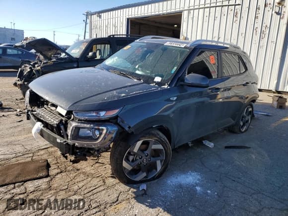 ✅ 2024 Hyundai Venue Limited • VIN: KMHRC8A33RU324132 • Lot: 82332224. Listed on Copart with Not provided. Free auction sales archive from the USA and detailed vehicle history report at DreamBid. Image 1.