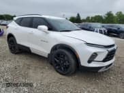 ✅ 2024 Chevrolet Blazer LT • VIN: 3GNKBJRS6RS199677 • Lot: 58619585. Listed on Copart with 19,199 mi. Free auction sales archive from the USA and detailed vehicle history report at DreamBid. Image 4.