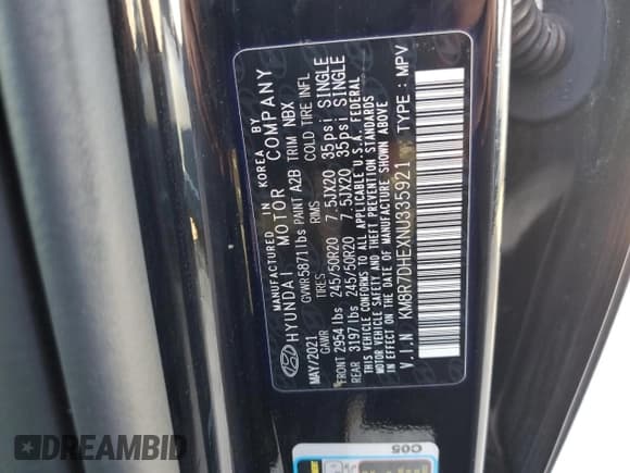 ✅ 2022 Hyundai Palisade Calligraphy • VIN: KM8R7DHEXNU335921 • Лот: 81185674. Опубликован ранее на Copart с пробегом 44 713 миль. Бесплатный доступ к архиву аукционных продаж из США и подробный отчёт об истории автомобиля на DreamBid. Изображение 13.