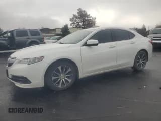 ✅ 2015 Acura TLX Technology • VIN: 19UUB1F5XFA004565 • Лот: 93113005. Опубликован ранее на Copart с пробегом 110 696 миль. Бесплатный доступ к архиву аукционных продаж из США и подробный отчёт об истории автомобиля на DreamBid. Изображение 1.