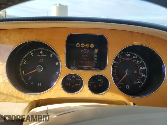 ✅ 2007 Bentley Continental GT • VIN: SCBDR33W47C047424 • Lot: 50924005. Listed on Copart with 54,802 mi. Free auction sales archive from the USA and detailed vehicle history report at DreamBid. Image 9.