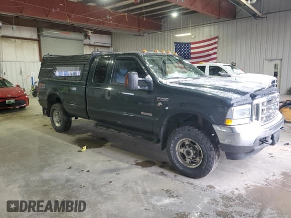 ✅ 2004 Ford F-250 XL • VIN: 1FTNX21P54EA01758 • Lot: 91893815. Listed on Copart with 152,285 mi. Free auction sales archive from the USA and detailed vehicle history report at DreamBid. Image 4.
