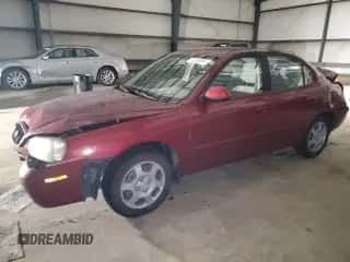 2002 Hyundai Elantra GLS z VIN KMHDN45D72U460530, wystawiony jako Copart lot #81283554 z przebiegiem 125 827 mil mil oraz Szkoda całkowita • Salvage title. Historia ofert i sprzedaży dostępna na DreamBid. Obrazek 1.