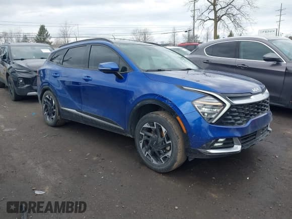 ✅ 2023 Kia Sportage SX-Prestige • VIN: 5XYK5CAF6PG011216 • Лот: 41737700. Опубликован ранее на IAAI с пробегом 68 613 миль. Бесплатный доступ к архиву аукционных продаж из США и подробный отчёт об истории автомобиля на DreamBid. Изображение 1.