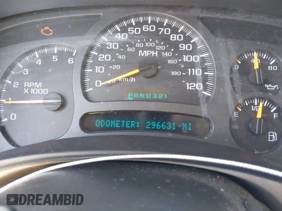 ✅ 2003 Chevrolet Tahoe LS • VIN: 1GNEK13T33J238443 • Lot: 42425507. Listed on IAAI with 296,631 mi. Free auction sales archive from the USA and detailed vehicle history report at DreamBid. Image 7.