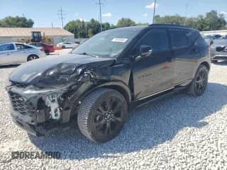 2021 Chevrolet Blazer RS с VIN 3GNKBERS2MS530125, выставлен на аукционе Copart как лот 70690865 с пробегом 104 166 миль миль и Списание • Salvage title. История ставок и продаж доступна на DreamBid. Изображение 1.