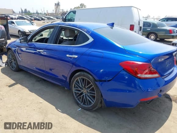 ✅ 2019 Genesis G70 Advanced • VIN: KMTG34LA0KU020554 • Лот: 42471463. Опубликован ранее на IAAI с пробегом 54 140 миль. Бесплатный доступ к архиву аукционных продаж из США и подробный отчёт об истории автомобиля на DreamBid. Изображение 3.