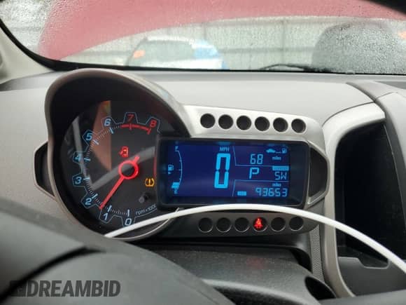 2012 Chevrolet Sonic LT с VIN 1G1JC5SB1C4222513, выставлен на аукционе Copart как лот 58700855 с пробегом 93 653 миль миль и Списание • Salvage title. История ставок и продаж доступна на DreamBid. Изображение 9.